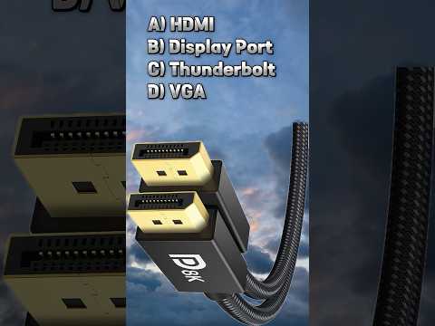 Part of a video titled What connector type uses a 15-pin configuration? #comptia #Tech Shorts