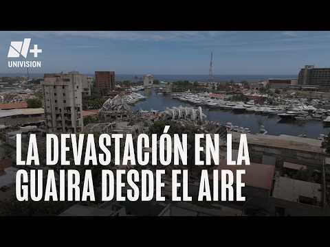 La Devastación en La Guaira Vista desde el Aire