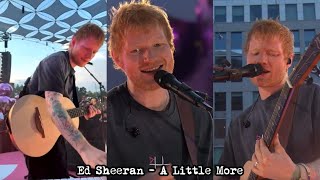 Ed Sheeran - A Little More 🧡 TikTok live 2025