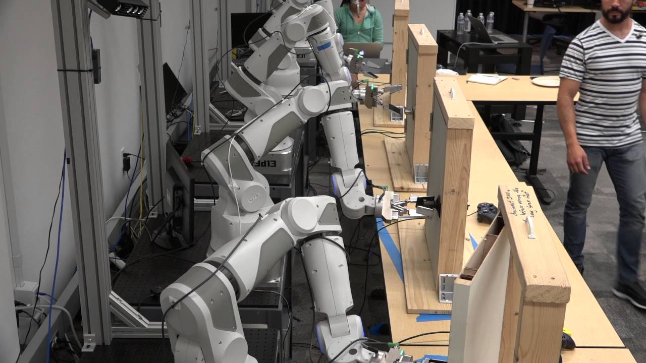 Collective Robot Reinforcement Learning