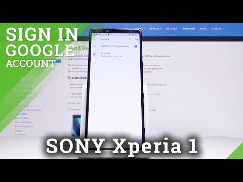 How to Create Google Backup in SONY Xperia 1 – Copy & Save Personal Files