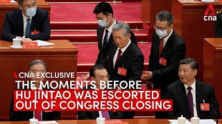 Exclusive: What happened before former Chinese President Hu Jintao was escorted out of Congress?