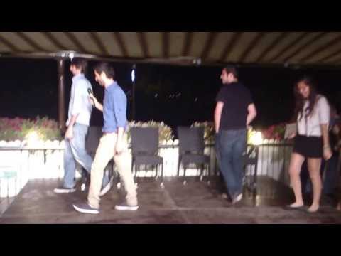 Erasmus student sketch for Banku augstskola 2013 Fukšu balle (Welcome Party)