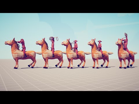 5x LASSO vs 5x EVERY UNIT - Totally Accurate Battle Simulator TABS