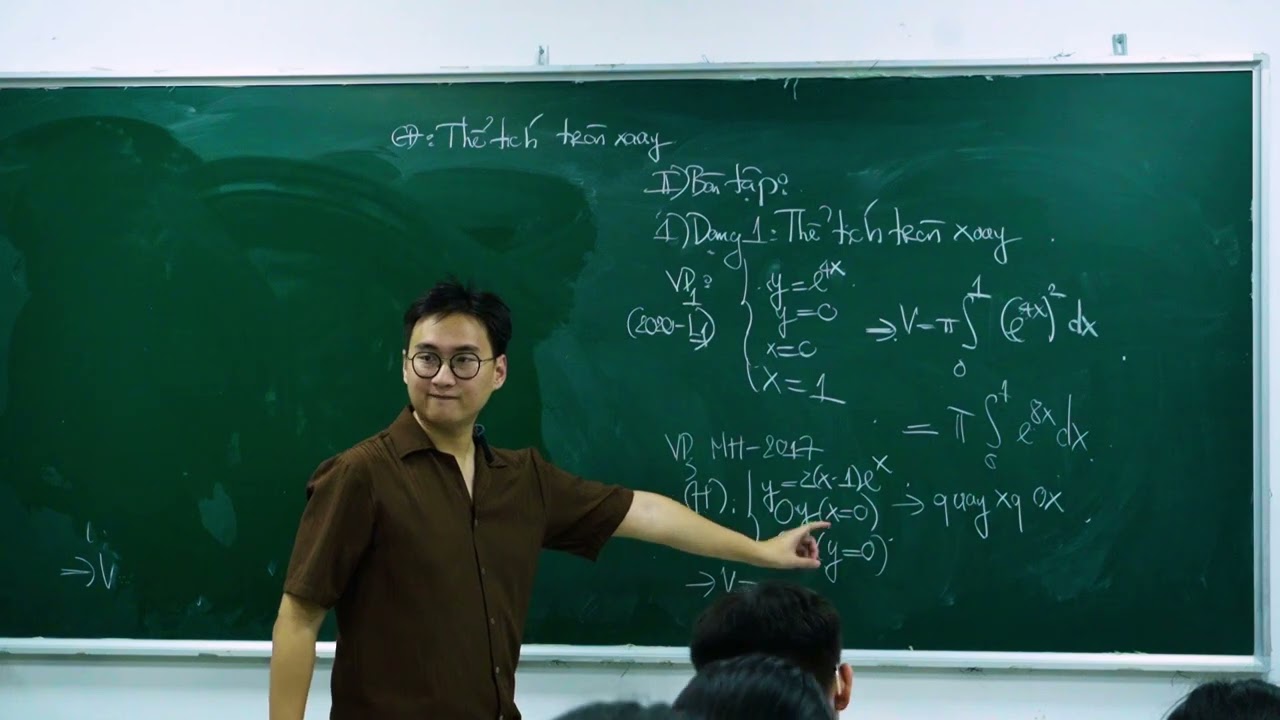 ỨNG DỤNG TÍCH PHÂN TÍNH THỂ TÍCH (BUỔI 1) DẠNG 1: THỂ TÍCH TRÒN XOAY - DẠNG 2: TÌM THỂ TÍCH DỰA VÀO HÌNH VẼ