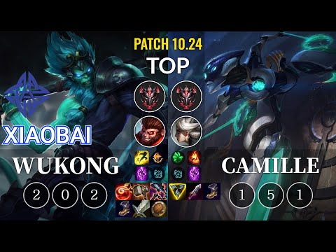 ES Xiaobai Wukong vs Camille Top - KR Patch 10.24