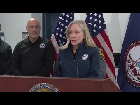 FULL PRESS CONFERENCE: Virginia Gov. Abigail Spanberger updates 'catastrophic' winter storm preps
