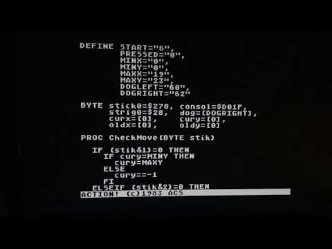 Action! Programming for the Atari 8-bit Computer - Part 6 - Writing a Program from Scratch