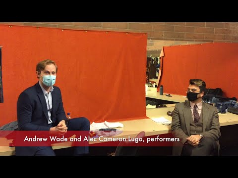 Backstage at "The Story of My Life"
