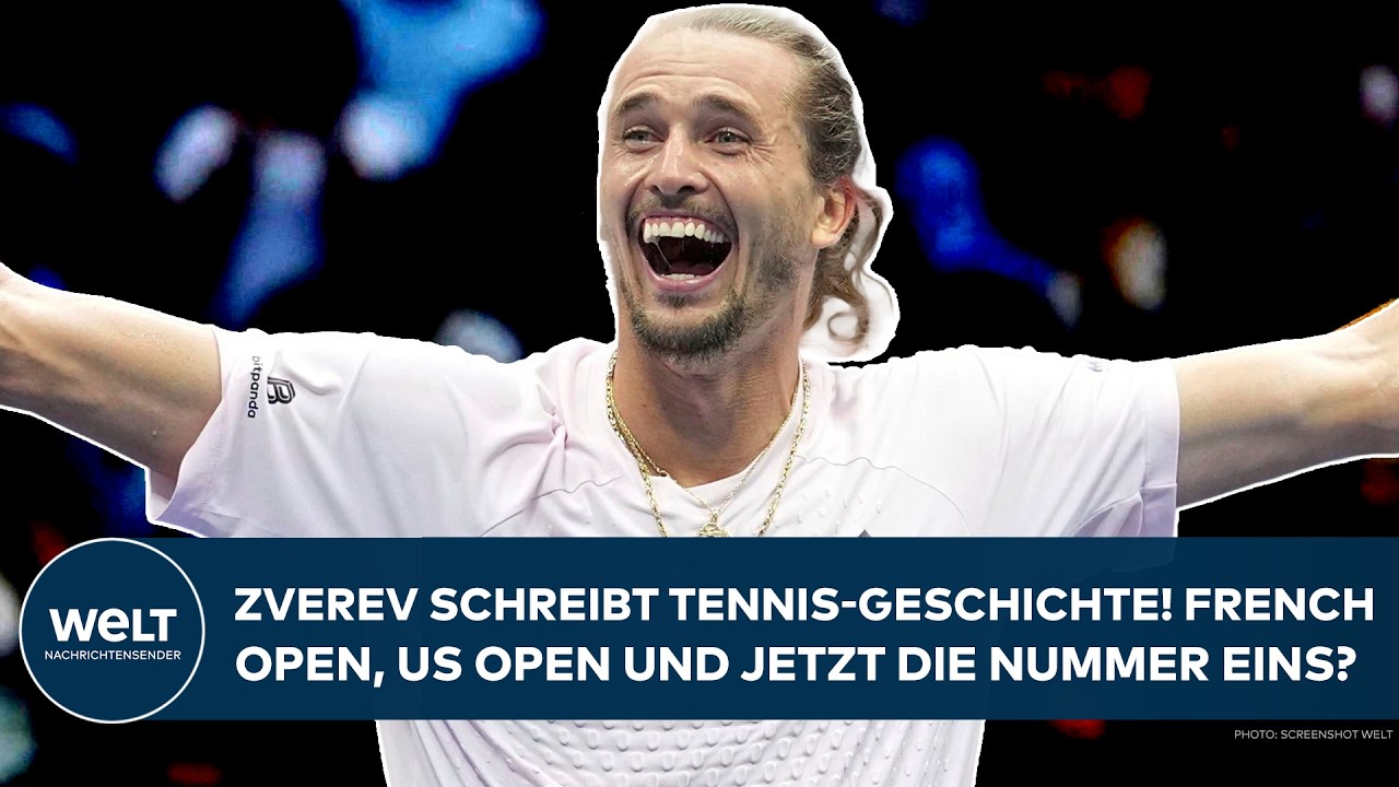 TENNIS-HAMMER: Alexander Zverev schreibt Geschichte! Sportstar erstmals vor der Weltranglistenspitze