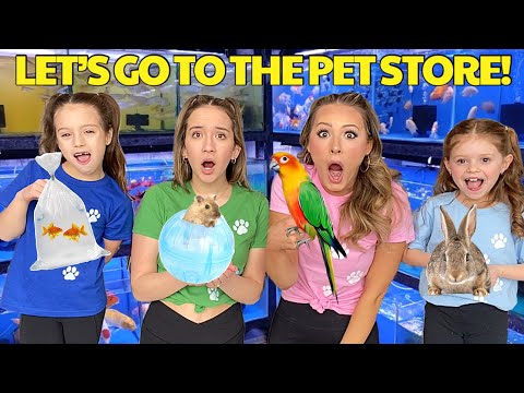 LET’S GO TO THE PET STORE! 🐶🦜🐹🐠 ​@agset211 @HallieOnStage114 #pets #petstore #shopping #vlog