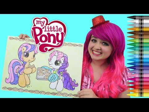 Vintage My Little Pony Scootaloo & Sweetie Belle GIANT Coloring Book | COLORING WITH KiMMi THE CLOWN Video