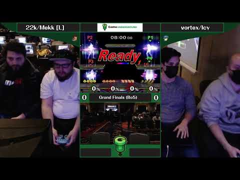 CT GamerCon 6 - 22K/Mekk [L] (Green) vs. vortex/Icy (Red) - Melee Doubles GF