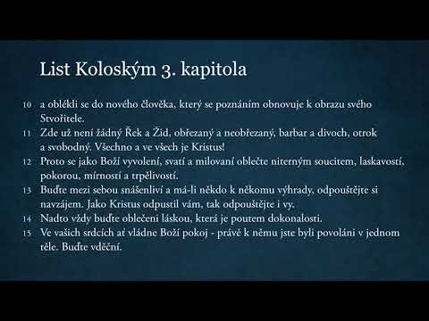 List Koloským 3. kapitola