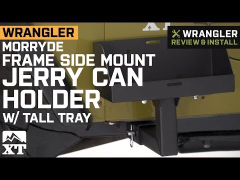 Jeep Wrangler MORryde Frame Side Mount Jerry Can Holder (1987-2006 YJ & TJ) Review & Install
