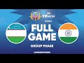 Group Phase Uzbekistan V India Full Basketball Game FIBA U16 Women S Asia Cup 2025 Div B