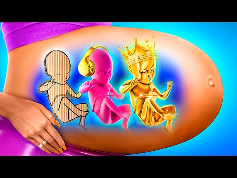 Femmes Enceintes Riche vs Pauvre vs Méga Riche