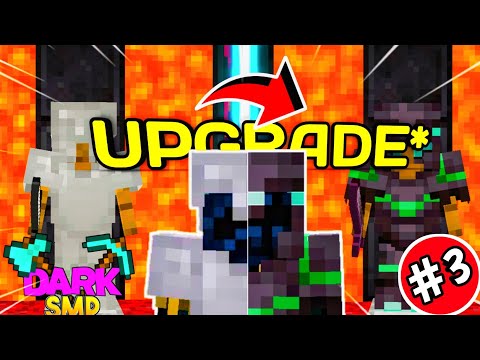 🔥Ultimate Netherite Armor Creation in Dark SMP Ep-3🔥
