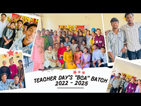 Teacher Day Celebration MGC College "BCA" Department || MGC Colleges 2024 Teacher Day Celebrations |