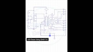 Download lagu LED Chaser Using CD4017 Decade Counter and 555 IC mp3