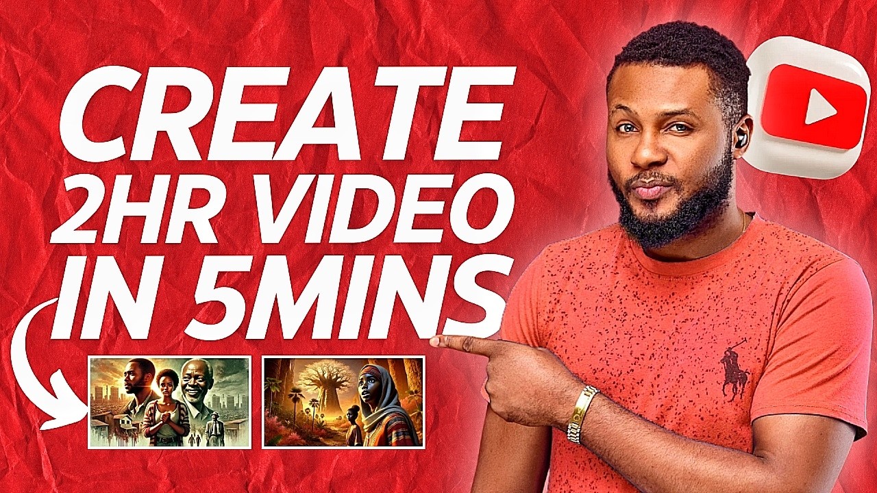 How to Create a 2-Hour Long African Folktale Video in 5 Minutes for Your YouTube Channel Livestream