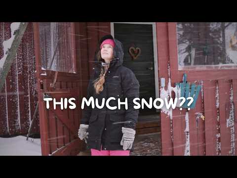 We got buried in snow | Winter in Sweden