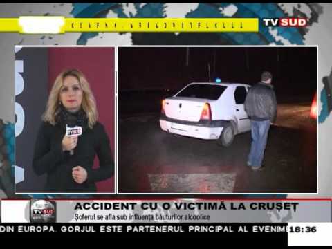 accident cu o victima la cruset