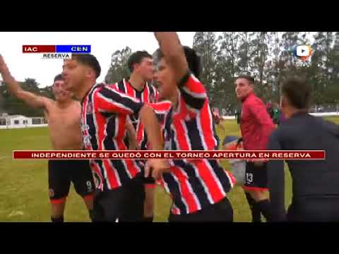 Reserva: Independiente 1-2 Centenario / Final Vuelta (Apertura) / - Liga Interprovincial - 26/06/22