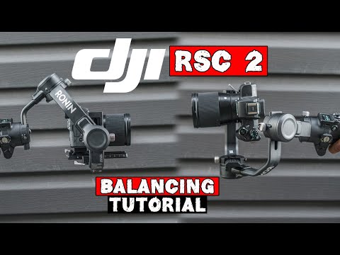 Balancing the DJI RSC2 for LANDSCAPE and PORTRAIT videos!