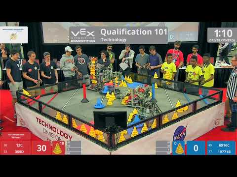 2018 VRC Tech Q101 - 12C 355D vs 6916C 19771B - 118 to 14