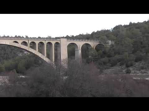 PTG Tours 2019 por viaducto de Argüisuelas, Ferrocarril Cuenca-Utiel