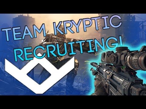 RECRUITING BO3 PLAYERS | #TeamKrypticRC