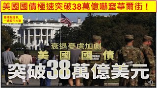 香港財經 R一週股市大事 20251025 美國國債極速突破38萬億嚇窒華爾街 !