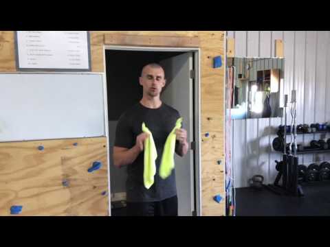 Towel Pull-Ups for Traveling