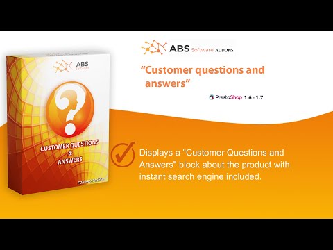 Prestashop module "Customer questions and answers" - Prestashop Addons