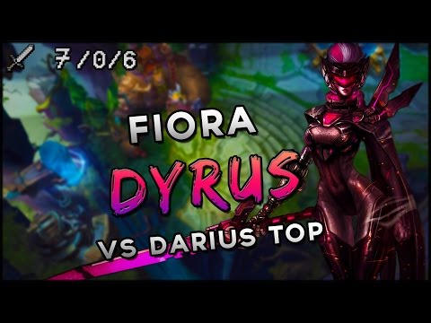 S7 | Dyrus Fiora vs Darius TOP | Ranked League VOD