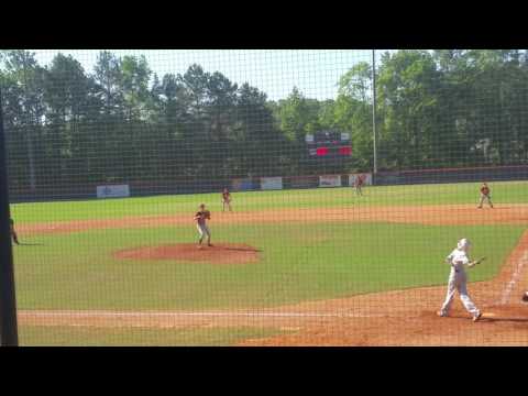 Micah pitching vs Team Halo 4/22/17