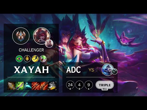 Xayah ADC vs Ashe - BR Challenger Patch 10.16