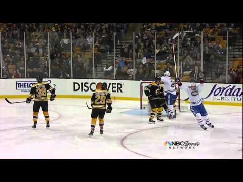 PK Subban rocket goal 2-0 Mar 27 2013 Montreal Canadiens vs Boston Bruins NHL Hockey