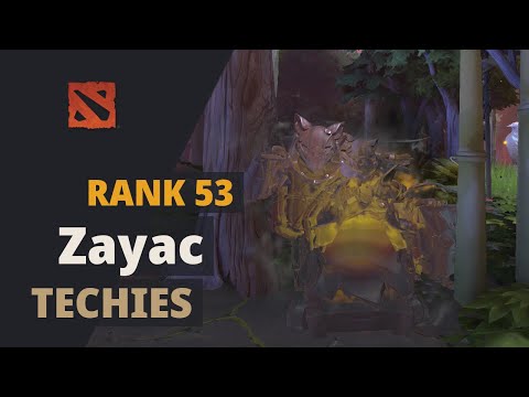 Zayac (Rank 53) plays Techies Dota 2 Full Game