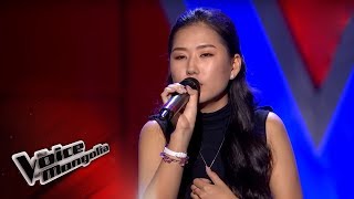 Binderya.B - &quot;The Edge Of Glory &quot; - Blind Audition - The Voice of Mongolia 2018