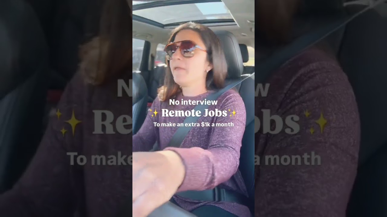 3 legit remote jobs you can apply for today (no interview required!) ⬇️ 1️⃣ Transcription – type