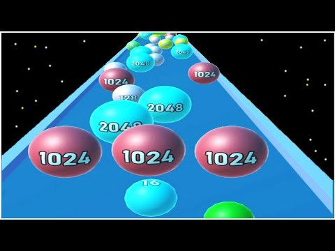 Going Ball Run 2048 3D - Rolling Going Ball Run 2048 3d - merge 2048 ball run - Max Levels (31-60)