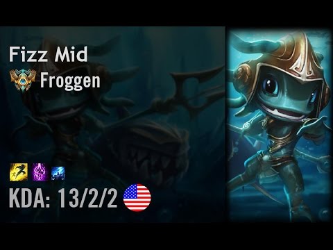 Fizz Mid vs Azir - Froggen - NA Challenger Patch 6.6