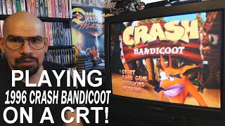 Crash Bandicoot for PlayStation on a CRT (Memory Lane)