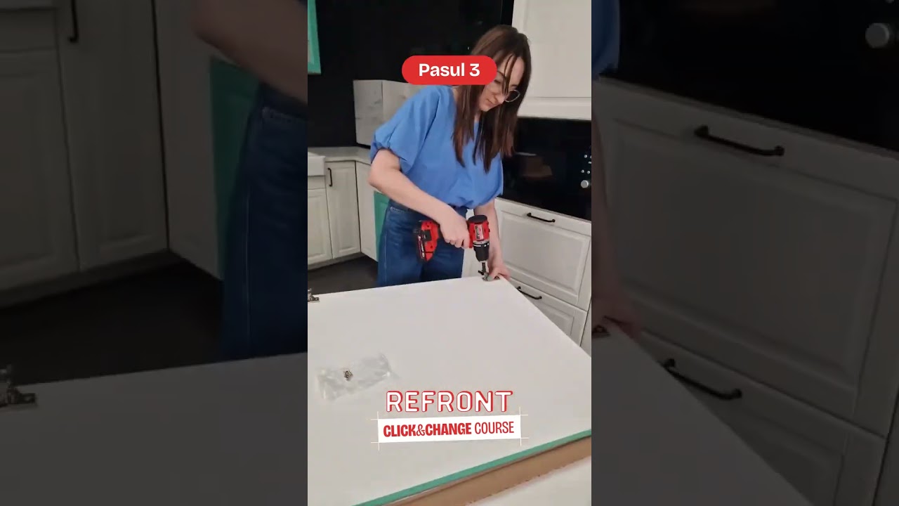 How to change a large integrated refrigerator door