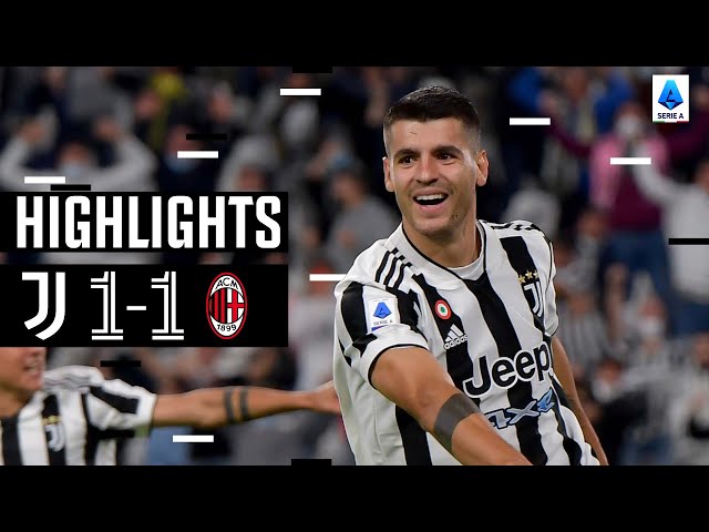Juventus 1-1 AC Milan | Morata scores 50th Bianconeri goal in home draw | Serie A Highlights