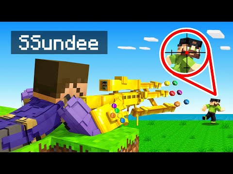 SSundee - THANOS Infinity Sniper in Minecraft (Insane Craft)