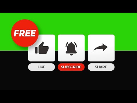 Subscribe Intro, Like, share, and comment green screen | Subscribe Intro