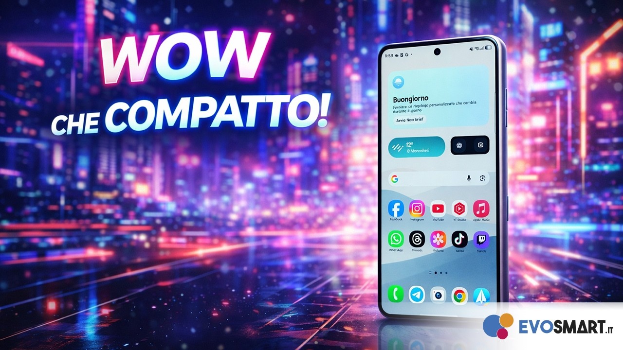 SE CERCHI UN ANDROID COMPATTO, ECCO LUI